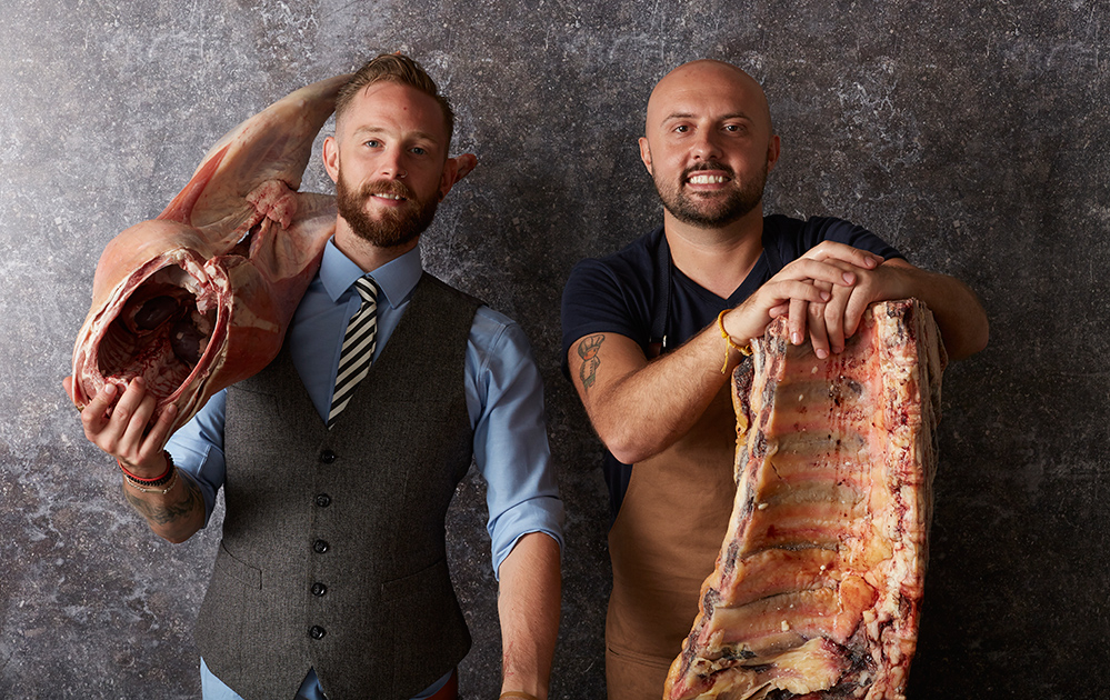Executive chef Edgar Sanuy and head butcher Johnny Farrell